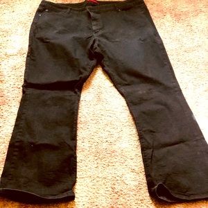 Black Jennifer Lopez Jeans Women Plus Size 22 Wide Leg Bootcut